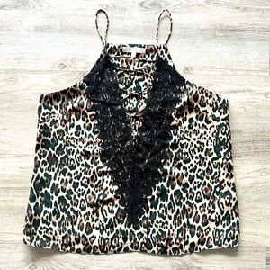 Leopard print top